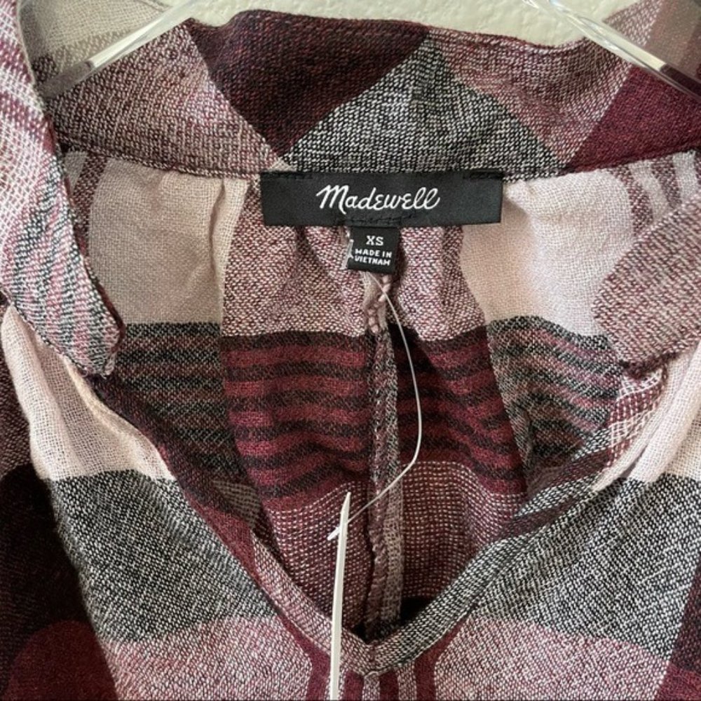 Madewell Highroad Popover Shirt in Schorr Plaid - Picture 8 of 10